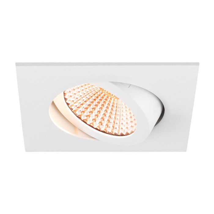 Detailed view product picture of SLV Aluminium NEW TRIA® 68, recessed ceiling light, 1800-3000K, 60°, IP 20, square, white