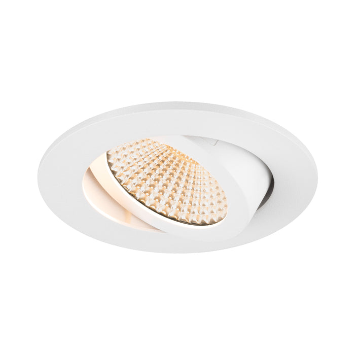 Front view product picture of SLV Aluminium NEW TRIA® UNIVERSAL 68, recessed ceiling light, 2500/3000/4000K, 60°, IP 20, round, white