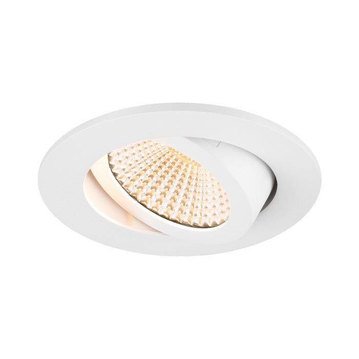 Top view product picture of SLV Aluminium NEW TRIA® UNIVERSAL 68, recessed ceiling light, 2500/3000/4000K, 60°, IP 20, round, white