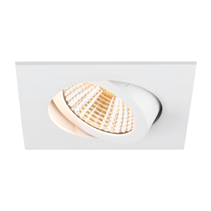 Top view product picture of SLV Aluminium NEW TRIA® UNIVERSAL 68, recessed ceiling light, 2500/3000/4000K, 38°, IP 20, square, white