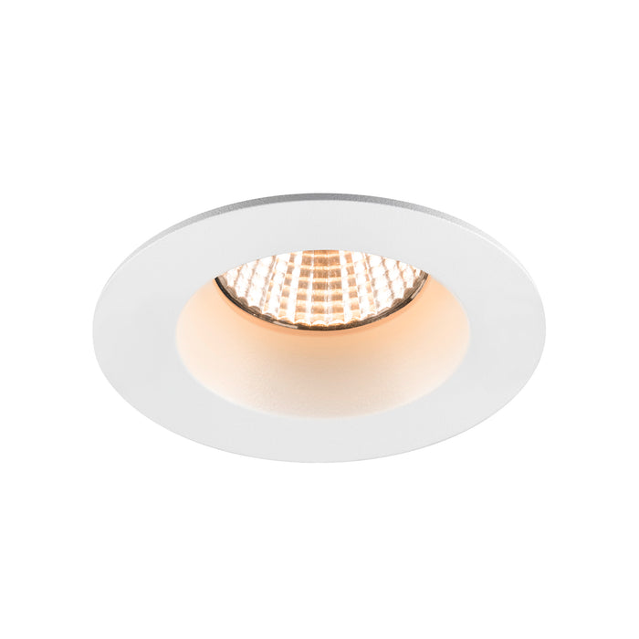 Bottom view product picture of SLV Aluminium NEW TRIA® UNIVERSAL 68, recessed ceiling light, 2500/3000/4000K, 38°, IP 20 / IP 65, round, white