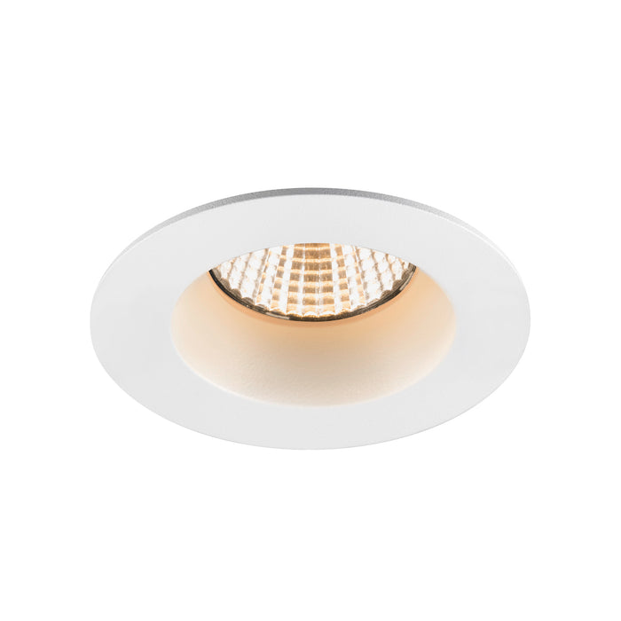 Sloping product picture of SLV Aluminium NEW TRIA® UNIVERSAL 68, recessed ceiling light, 2500/3000/4000K, 38°, IP 20 / IP 65, round, white