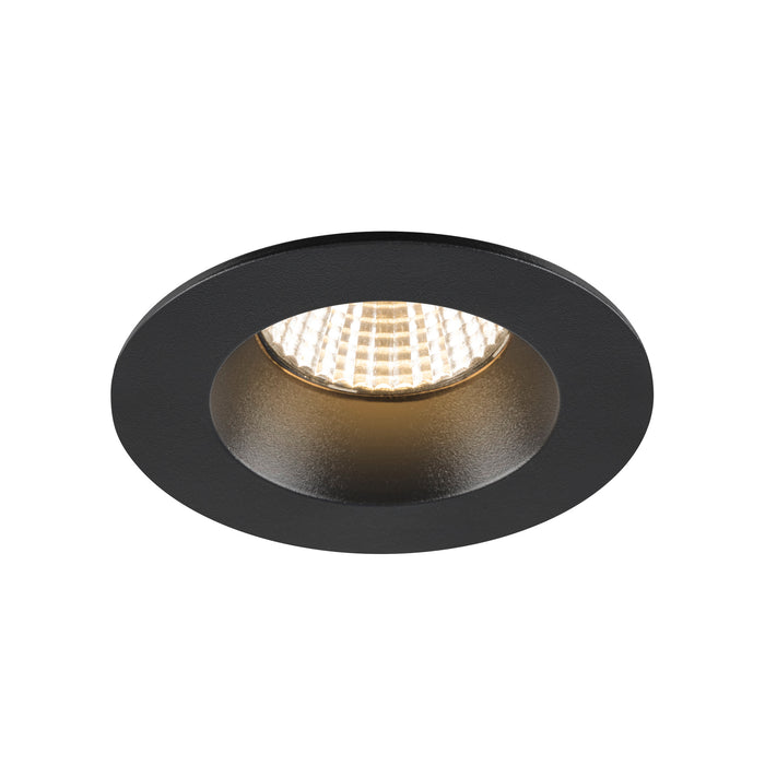 Front view product picture of SLV Aluminium NEW TRIA® UNIVERSAL 68, recessed ceiling light, 2500/3000/4000K, 38°, IP 20 / IP 65, round, black