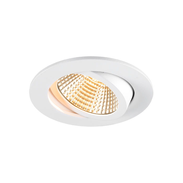 Bottom view product picture of SLV NEW TRIA® 95, ceiling installation ring, D: 11 H: 2.6 cm, IP 20, white