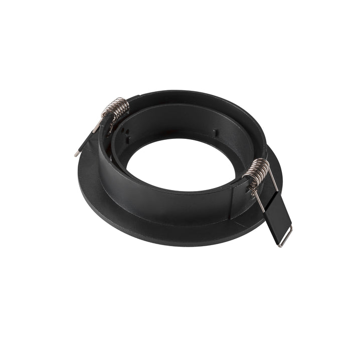 Back view product picture of SLV NEW TRIA® 95, ceiling installation ring, D: 11 H: 2.6 cm, IP 20, black