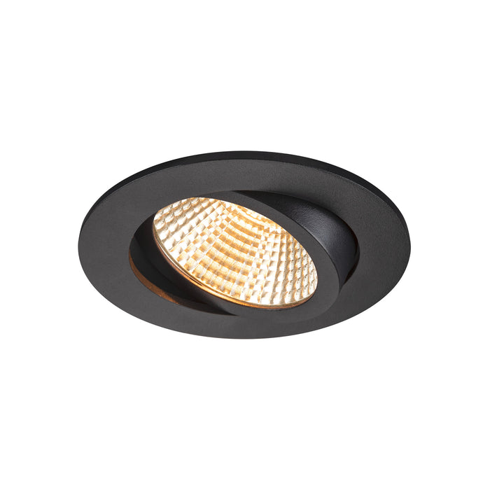 Bottom view product picture of SLV NEW TRIA® 95, ceiling installation ring, D: 11 H: 2.6 cm, IP 20, black