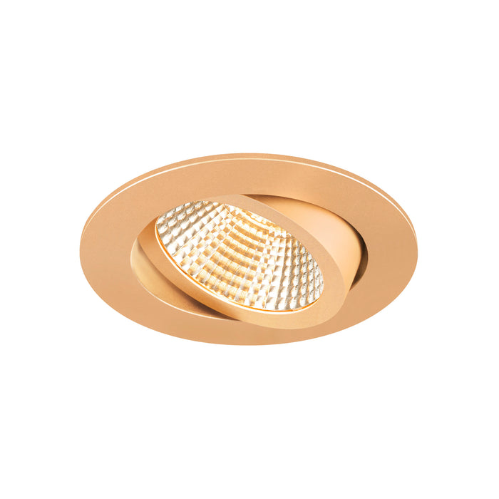 Bottom view product picture of SLV NEW TRIA® 95, ceiling installation ring, D: 11 H: 2.6 cm, IP 20, rose gold