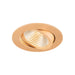 Bottom view product picture of SLV NEW TRIA® 95, ceiling installation ring, D: 11 H: 2.6 cm, IP 20, rose gold