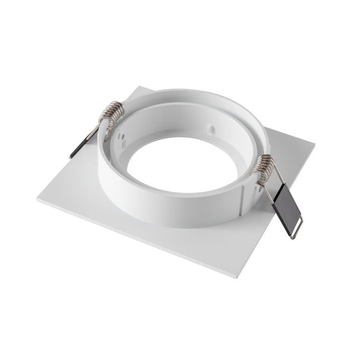 Back view product picture of SLV NEW TRIA® 95, ceiling installation ring, L: 11 W: 11 H: 2.6 cm, IP 20, white