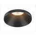 Bottom view product picture of SLV NEW TRIA® 75, ceiling installation ring, recessed, attachment, D: 8.2 H: 4.9 cm, IP 20, black