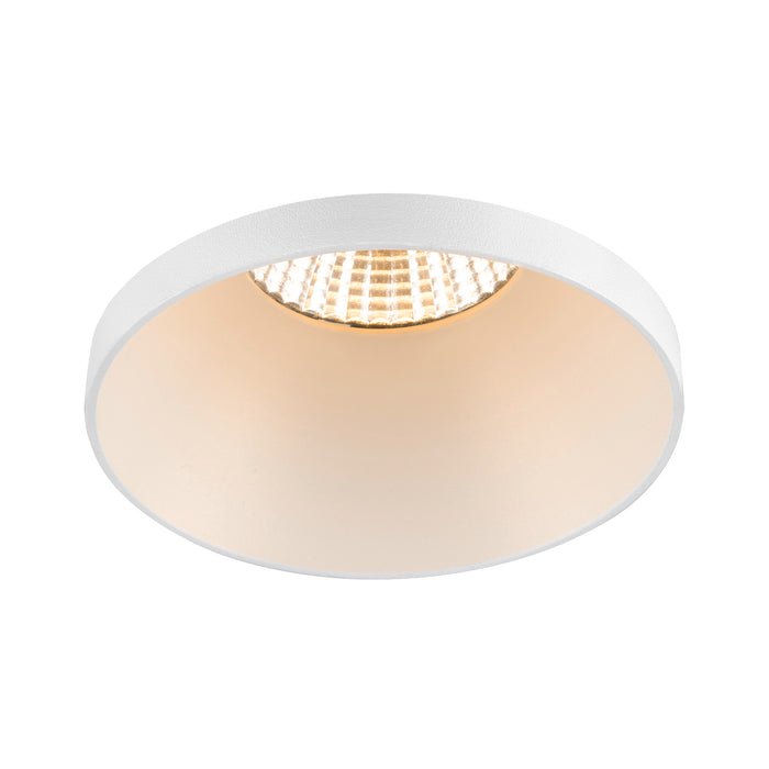 Bottom view product picture of SLV NEW TRIA® 75, ceiling installation ring, recessed, attachment, D: 8.2 H: 4.9 cm, IP 20, white