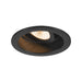 Bottom view product picture of SLV NEW TRIA® 68, ceiling installation ring, recessed, D: 8.2 H: 4.4 cm, IP 20, black