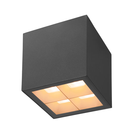SLV S-CUBE, ceiling-mounted light, 2700/3000K, 15W, PHASE, 80°, anthracite