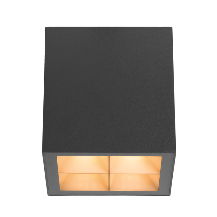Back view product picture of SLV S-CUBE, ceiling-mounted light, 2700/3000K, 15W, PHASE, 80°, anthracite