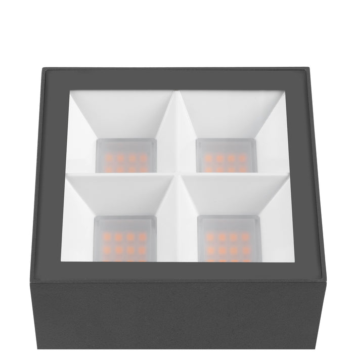Front view product picture of SLV S-CUBE, ceiling-mounted light, 2700/3000K, 15W, PHASE, 80°, anthracite