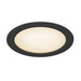 Front view product picture of SLV DOWNLIGHT V 200, flat cover black