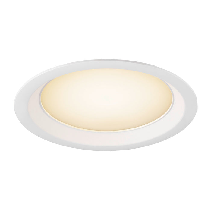 Front view product picture of SLV DOWNLIGHT V 200, slightly recessed cover white