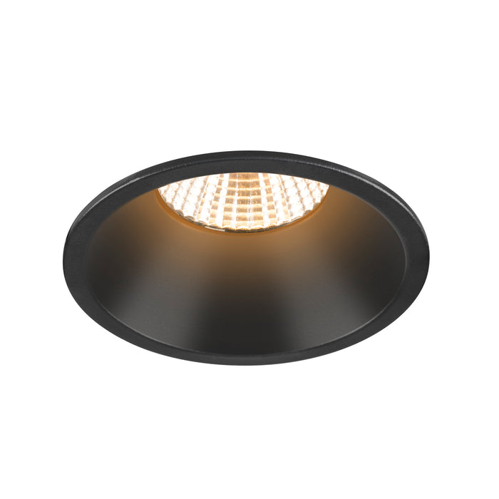 Bottom view product picture of SLV NEW TRIA® 75, ceiling installation ring, recessed, D: 8.2 H: 4.3 cm, IP 20, black