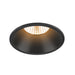 Bottom view product picture of SLV NEW TRIA® 75, ceiling installation ring, recessed, D: 8.2 H: 4.3 cm, IP 20, black