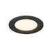 Bottom view product picture of SLV DOWNLIGHT V 100, flat cover black