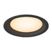 Back view product picture of SLV DOWNLIGHT V 200, slightly recessed cover black