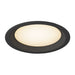 Bottom view product picture of SLV DOWNLIGHT V 200, slightly recessed cover black