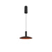 Front view product picture of SLV LALU®, pendant light, Led Base, Mix&Match, 150cm, 9.5W, 3000K, PHASE, black