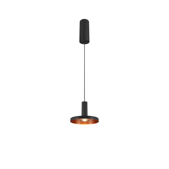 View from the left side product picture of SLV LALU®, pendant light, Led Base, Mix&Match, 150cm, 9.5W, 3000K, PHASE, black