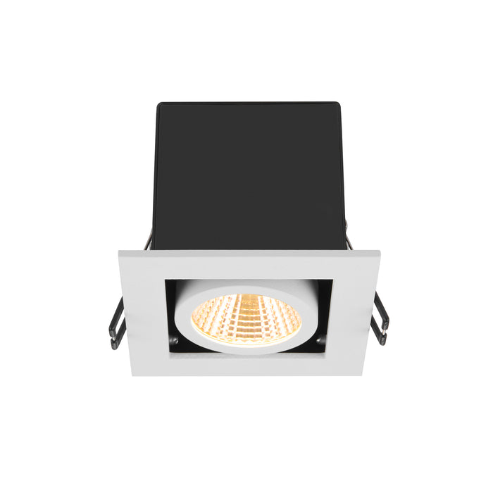 Detailed view product picture of SLV Aluminium KADUX, recessed ceiling light, single, 3000K, 38°, IP 20, square, white