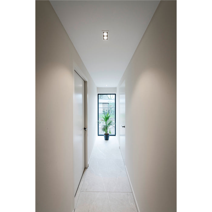 Ambient picture of SLV Aluminium KADUX, recessed ceiling light, double, 3000K, 38°, IP 20, square, white