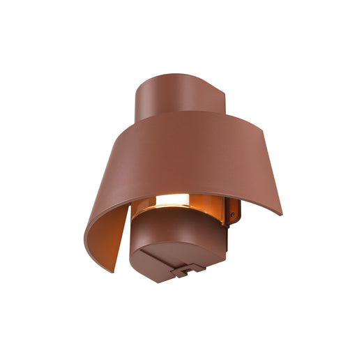 SLV PHOTONI, wall-mounted light, conical, 1x max. 13W, E27, rust