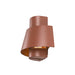 Back view product picture of SLV PHOTONI, wall-mounted light, conical, 1x max. 13W, E27, rust