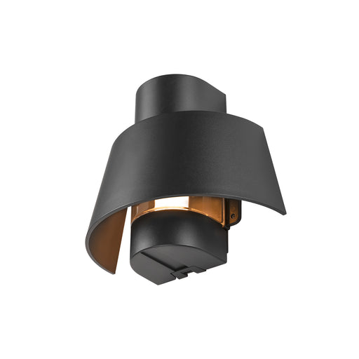 SLV PHOTONI, wall-mounted light, conical, 1x max. 13W, E27, black
