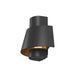 Back view product picture of SLV PHOTONI, wall-mounted light, conical, 1x max. 13W, E27, black