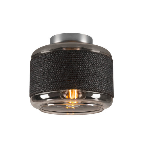 SLV PANTILO ROPE 19, wall and ceiling-mounted light, cylindrical, 1x max. 15W E27, silver
