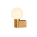 Sloping product picture of SLV VARYT, wall-mounted light, round, 1x max. 6W E14, copper