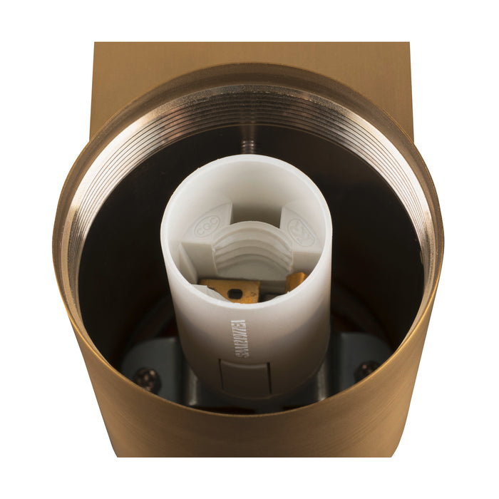 Top view product picture of SLV VARYT, wall-mounted light, round, 1x max. 6W E14, copper