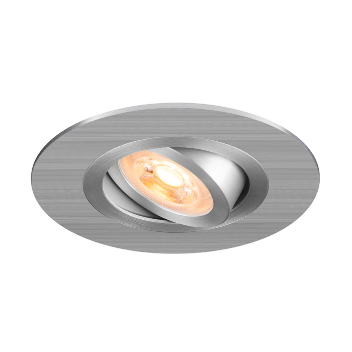 SLV Aluminium NEW TRIA® 75 XL, recessed ceiling light, round, max. 10W , GU10, aluminium