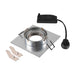 Back view product picture of SLV Aluminium NEW TRIA® 75 XL, recessed ceiling light, square, max. 10W , GU10, aluminium