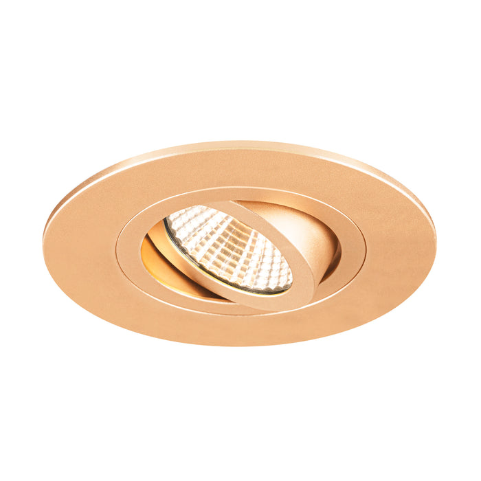 Bottom view product picture of SLV NEW TRIA® 75 XL, ceiling installation ring, D: 11 H: 2.6 cm, IP20, rose gold