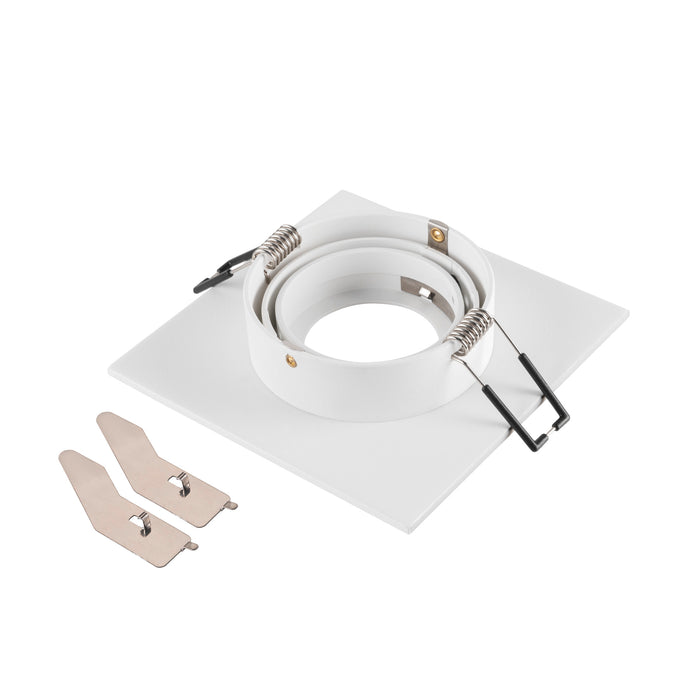 Back view product picture of SLV NEW TRIA® 75 XL, ceiling installation ring, L: 11 W: 11 H: 2.6 cm, white