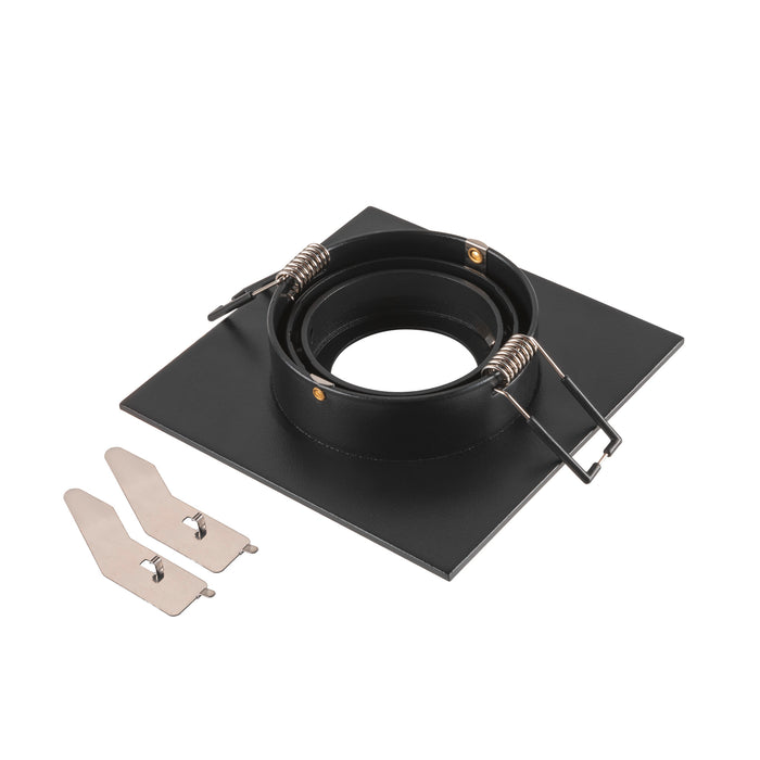 Back view product picture of SLV NEW TRIA® 75 XL, ceiling installation ring, L: 11 W: 11 H: 2.6 cm, black