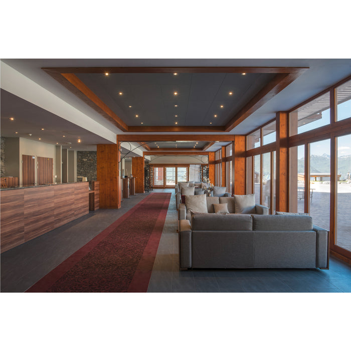 Ambient picture of SLV NEW TRIA® 75 XL, ceiling installation ring, L: 11 W: 11 H: 2.6 cm, aluminium