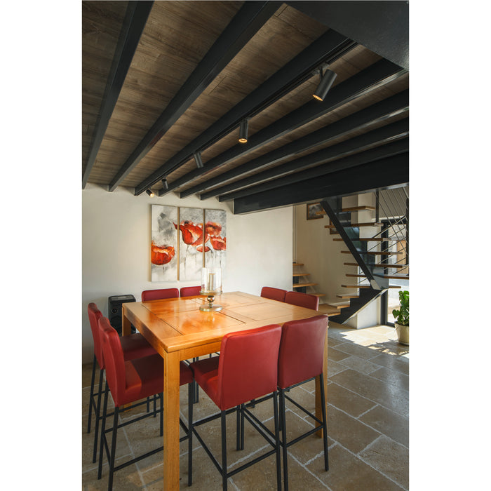 Ambient picture of SLV Aluminium NOBLO® SPOT, 1~ spot, round, 2700K, 6W, trailing-edge phase, 32°, black