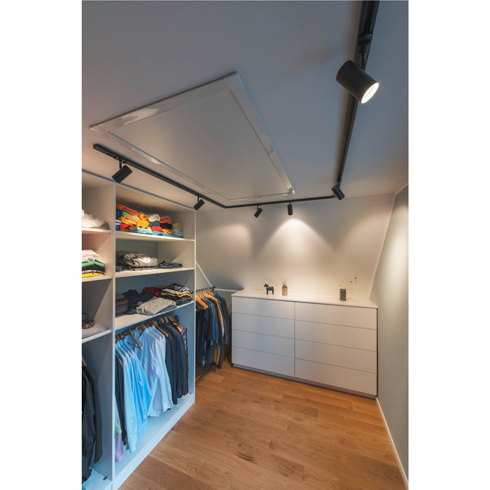 Similar figure of SLV Aluminium NOBLO® SPOT, 1~ spot, round, 3000K, 6W, trailing-edge phase, 32°, black