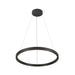 Bottom view product picture of SLV ONE CUBE, pendant light, 300cm, 4000K, DALI 2, Touch, black