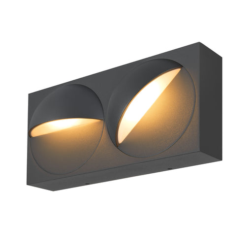 SLV LID I, wall-mounted light, 2700/3000K, 29W, PHASE, 100°, anthracite