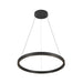 Bottom view product picture of SLV ONE CUBE UP/DOWN, pendant light, 300cm, 4000K, DALI 2, Touch, black