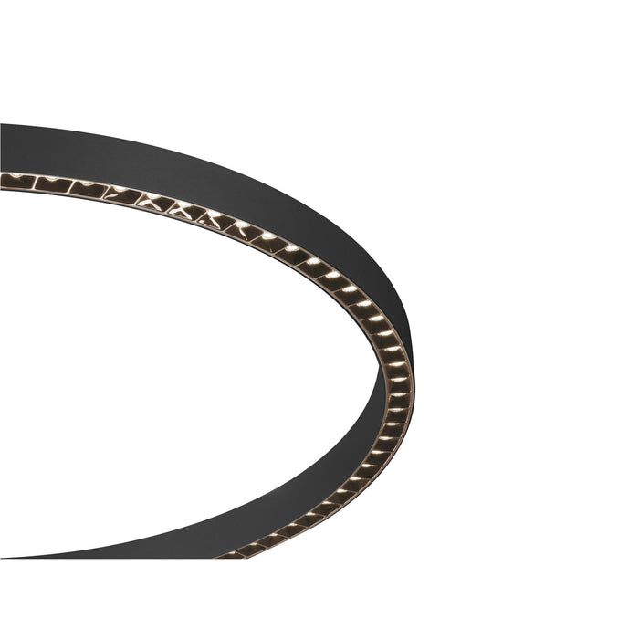 Front view product picture of SLV ONE CUBE UP/DOWN, pendant light, 300cm, 4000K, DALI 2, Touch, black