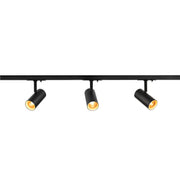 Bottom view product picture of SLV Aluminium NOBLO® SPOT, track system set, round, 2700K, 19W, trailing-edge phase, 32°, black